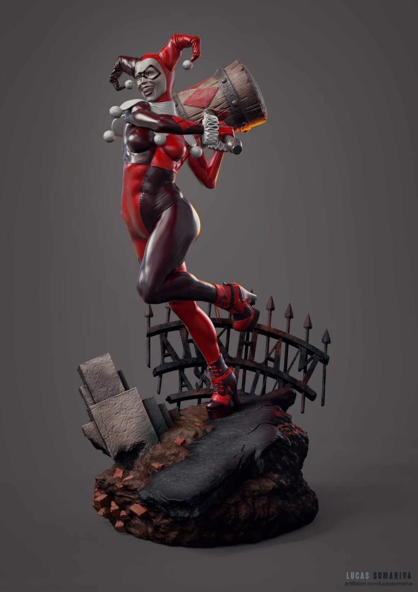 Harley Quin by karim abrid | Download free STL model | Printables.com