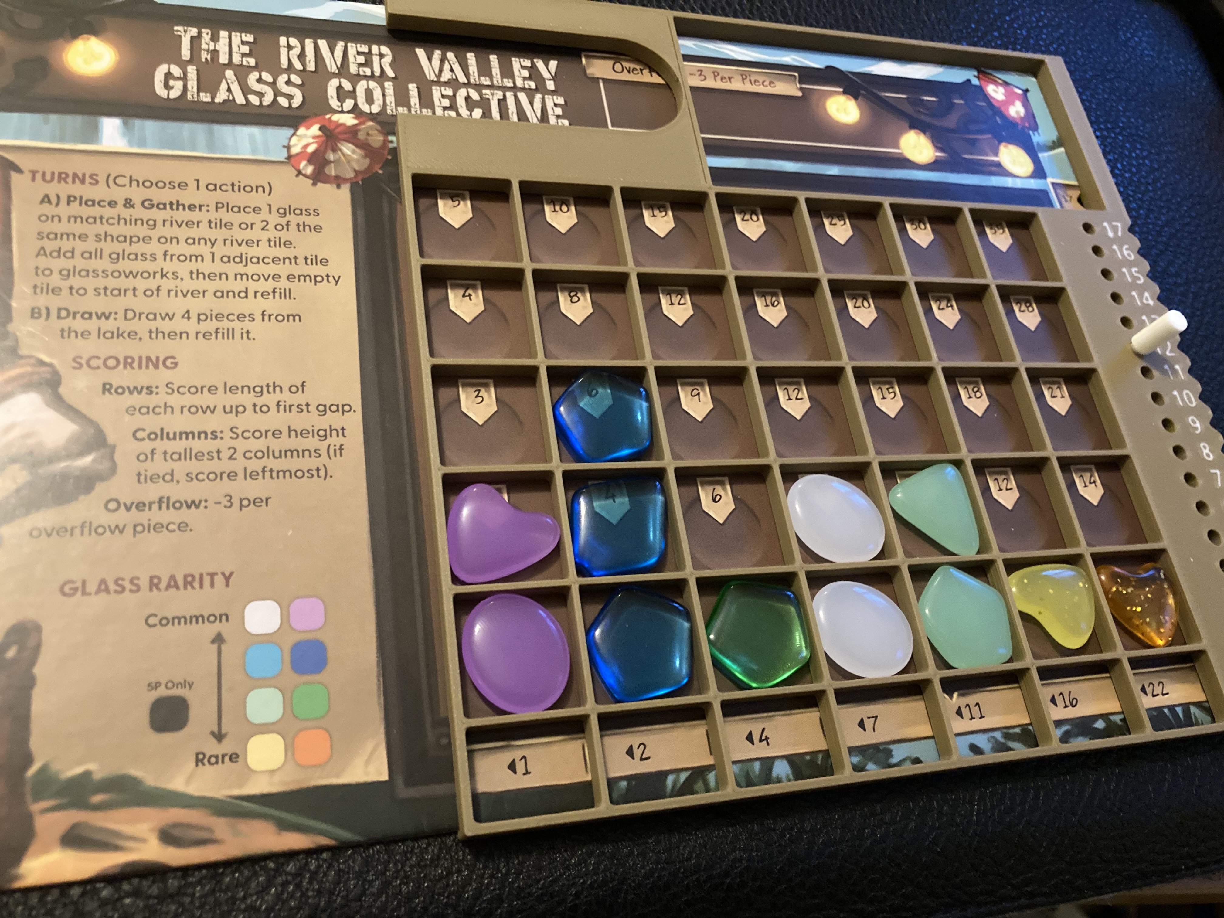 River Valley Glassworks - player board frames