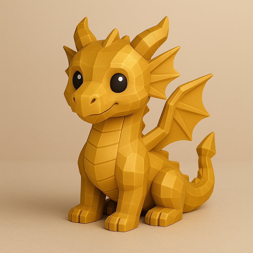 Mini Gold Dragon