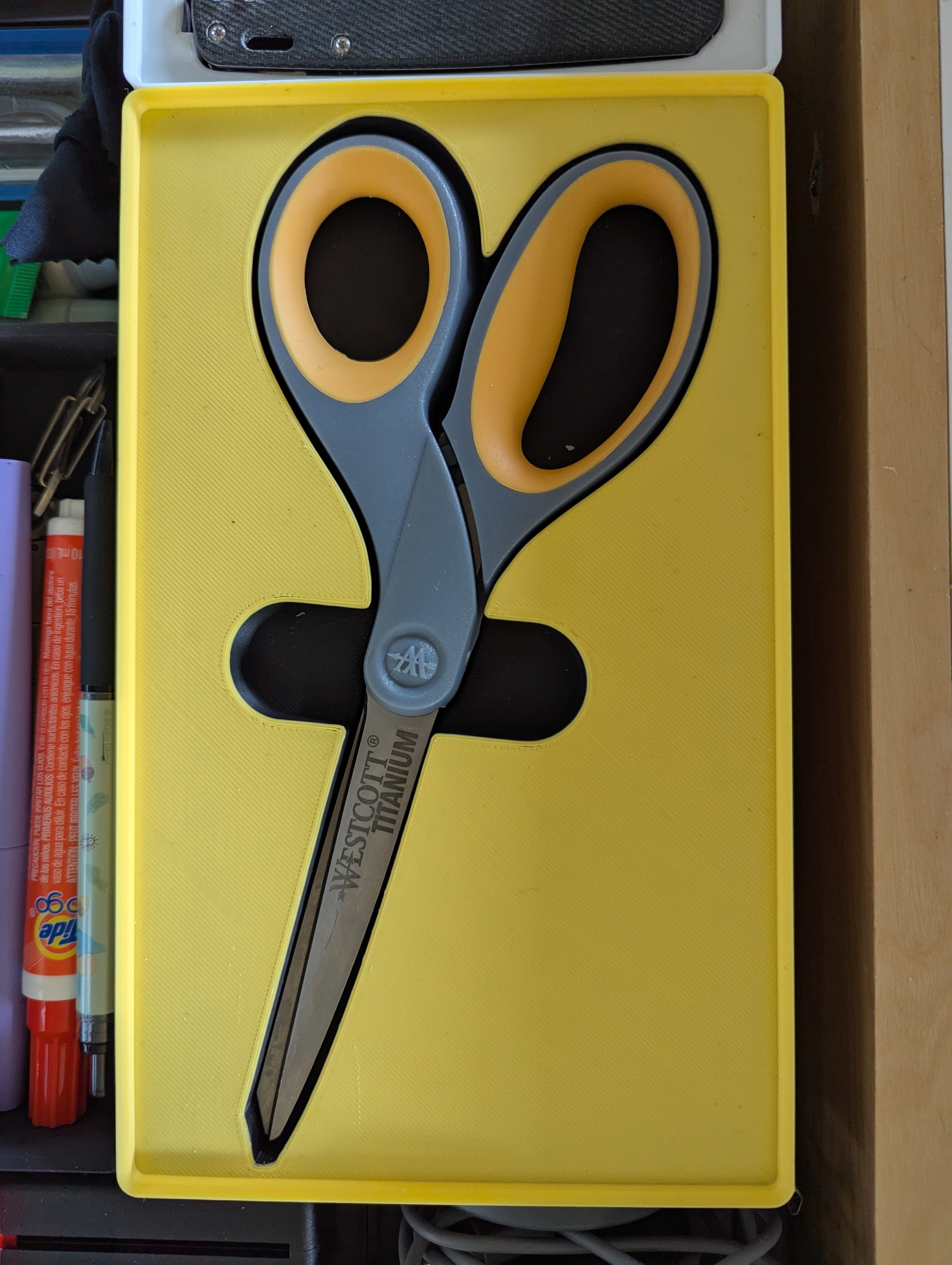 Gridfinity -- Flat Wescott Scissors Tray