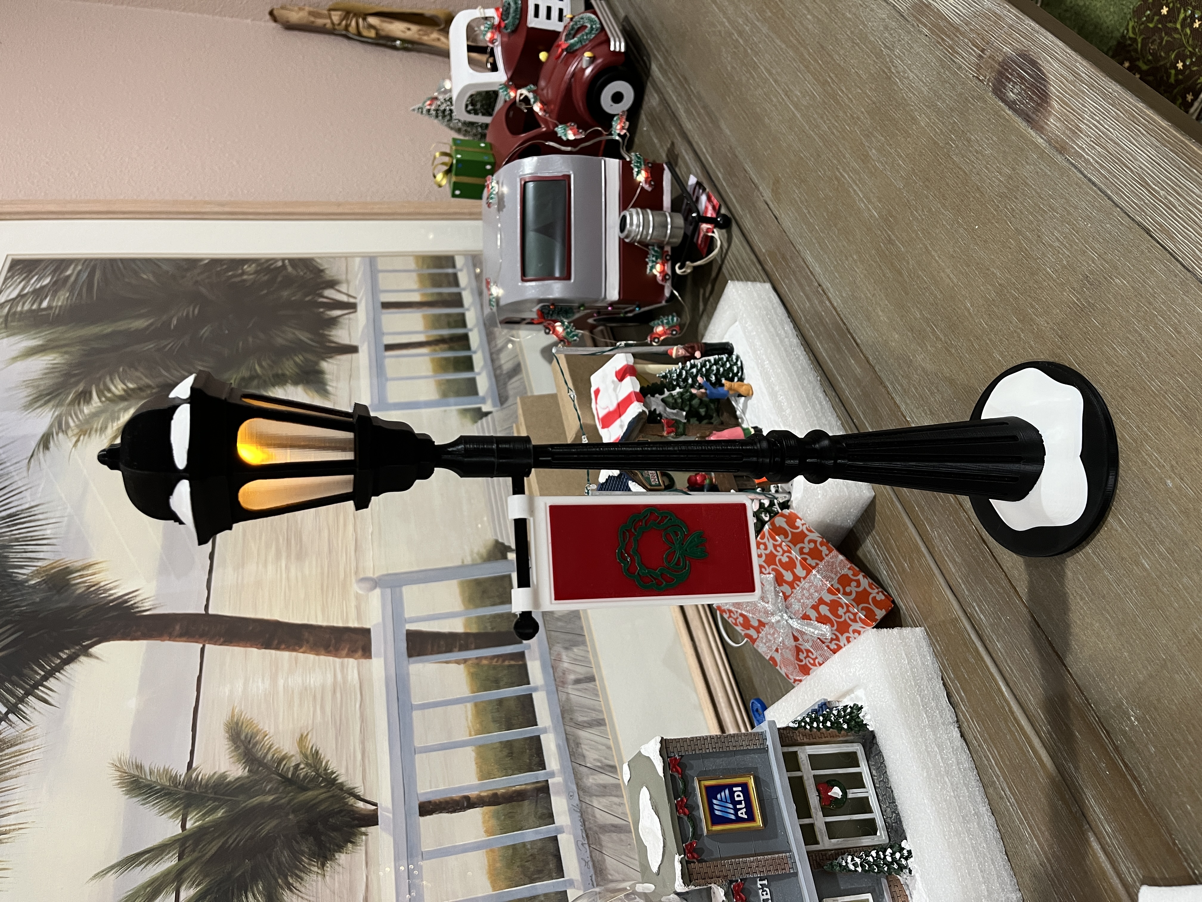 Christmas Desktop Street Lamp Post