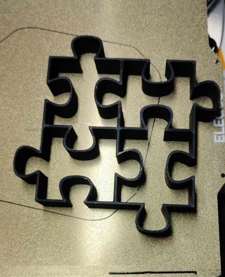 Cookie Cutter Puzzle by krzysztof wasyluk Download free STL model