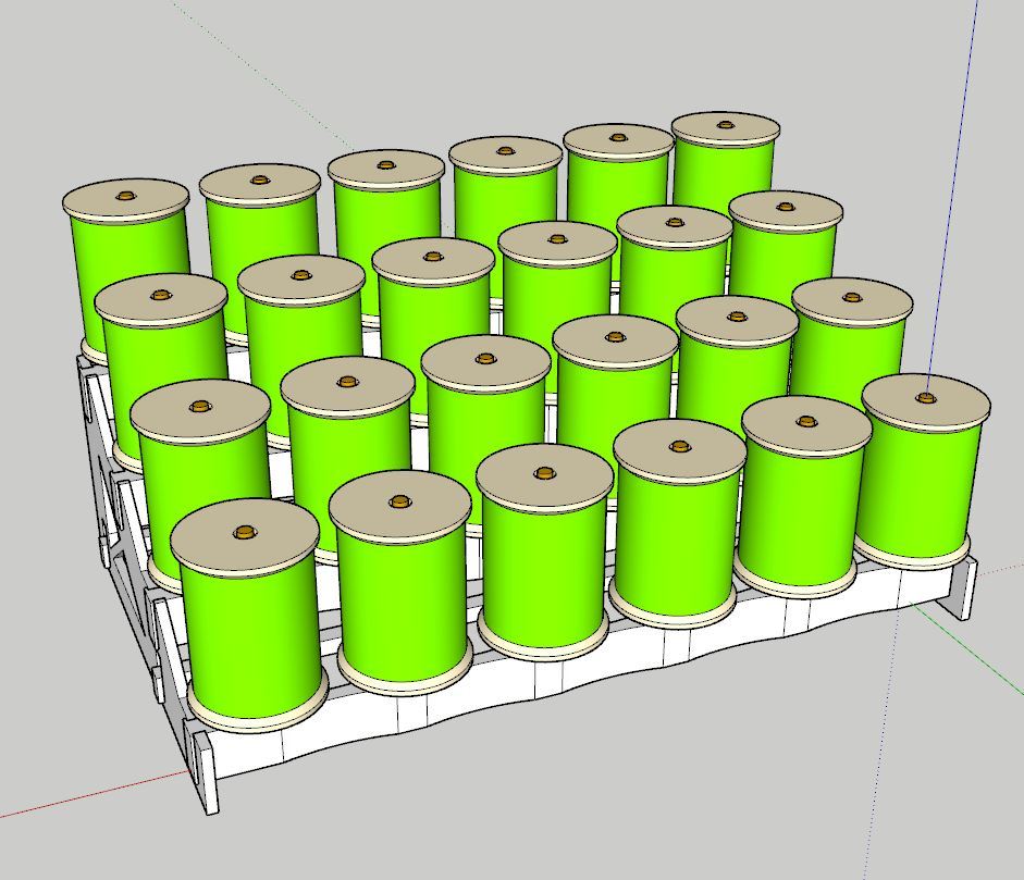 Thread Spool Holder by wags556 Download free STL model