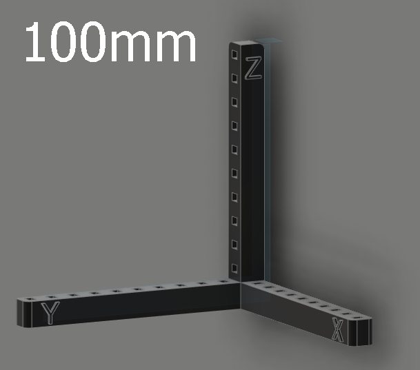 100mm calibration "cube"