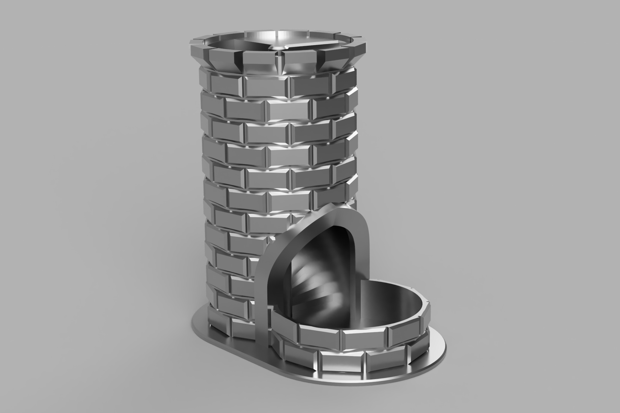 Dice Roller Tower with perimeter by JAGR Download free STL model