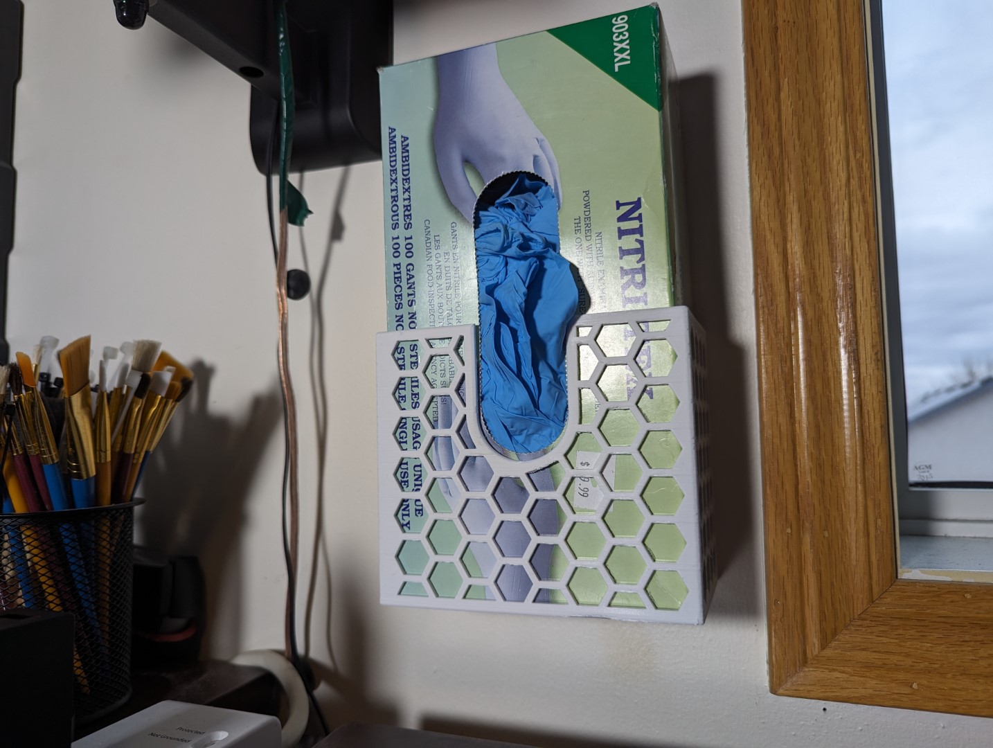Nitrile Glove Box Wall Mount
