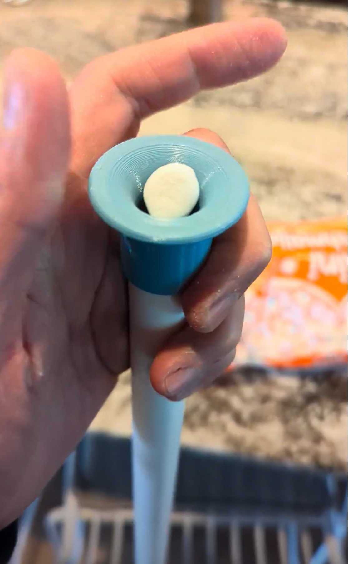 Marshmallow Shooter Mouthpiece for 1/2" PVC