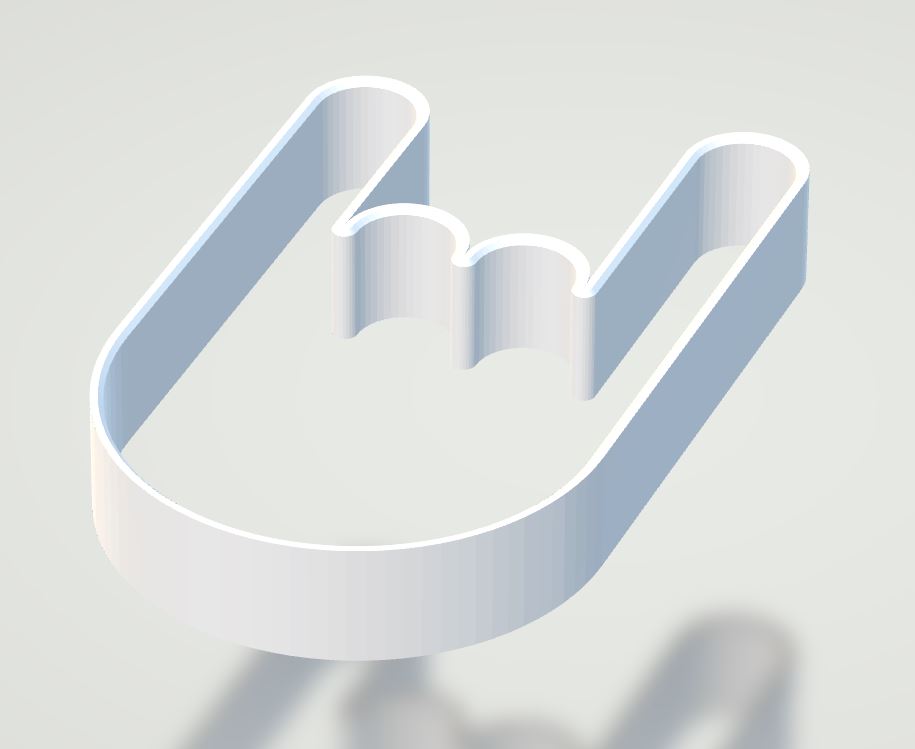 Heavy Metal cookie cutter