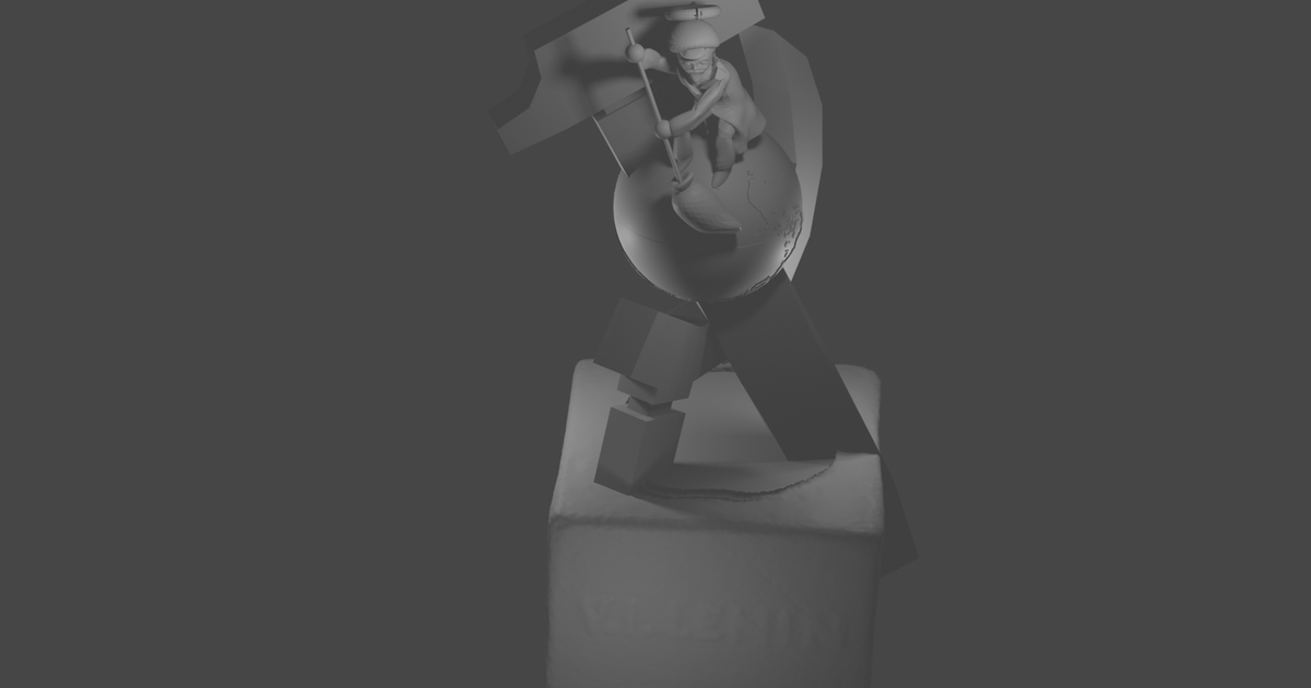 lenin statue by pistolabanano | Download free STL model | Printables.com