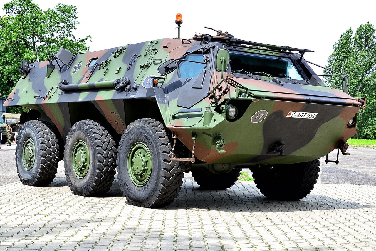 1/35 Suspension overhaul for TPZ Fuchs A1 for Revell Kit
