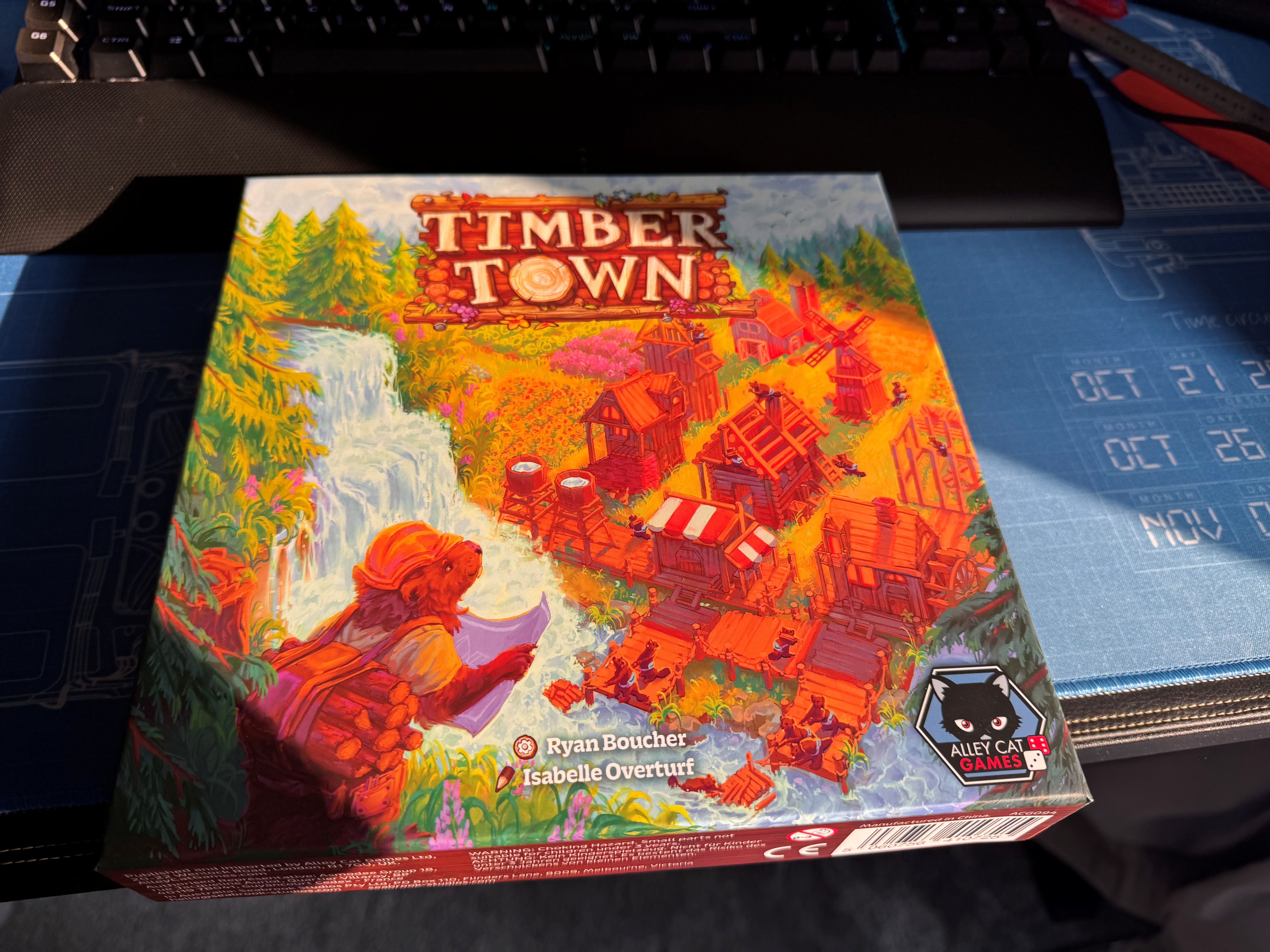 Miniatura 2 do modelo 3D Timber Town board game insert
