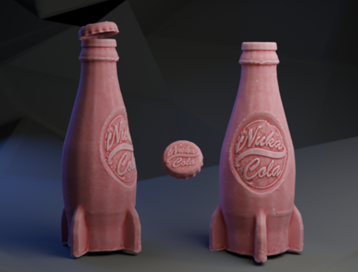 Nuka Cola Bottle and Cap