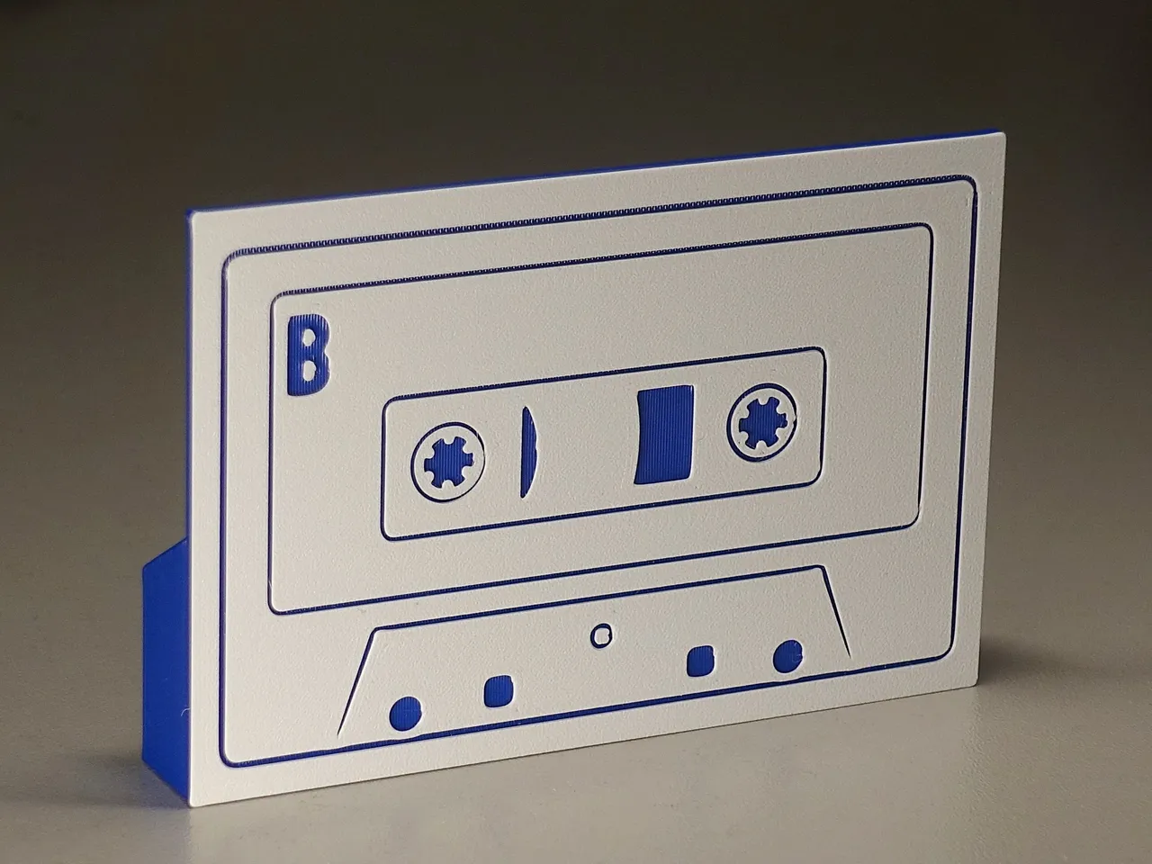 80s Cassette Case Ice Scraper by ishikawats | Download free STL model | Printables.com for Free Printable Cassette Tape Box