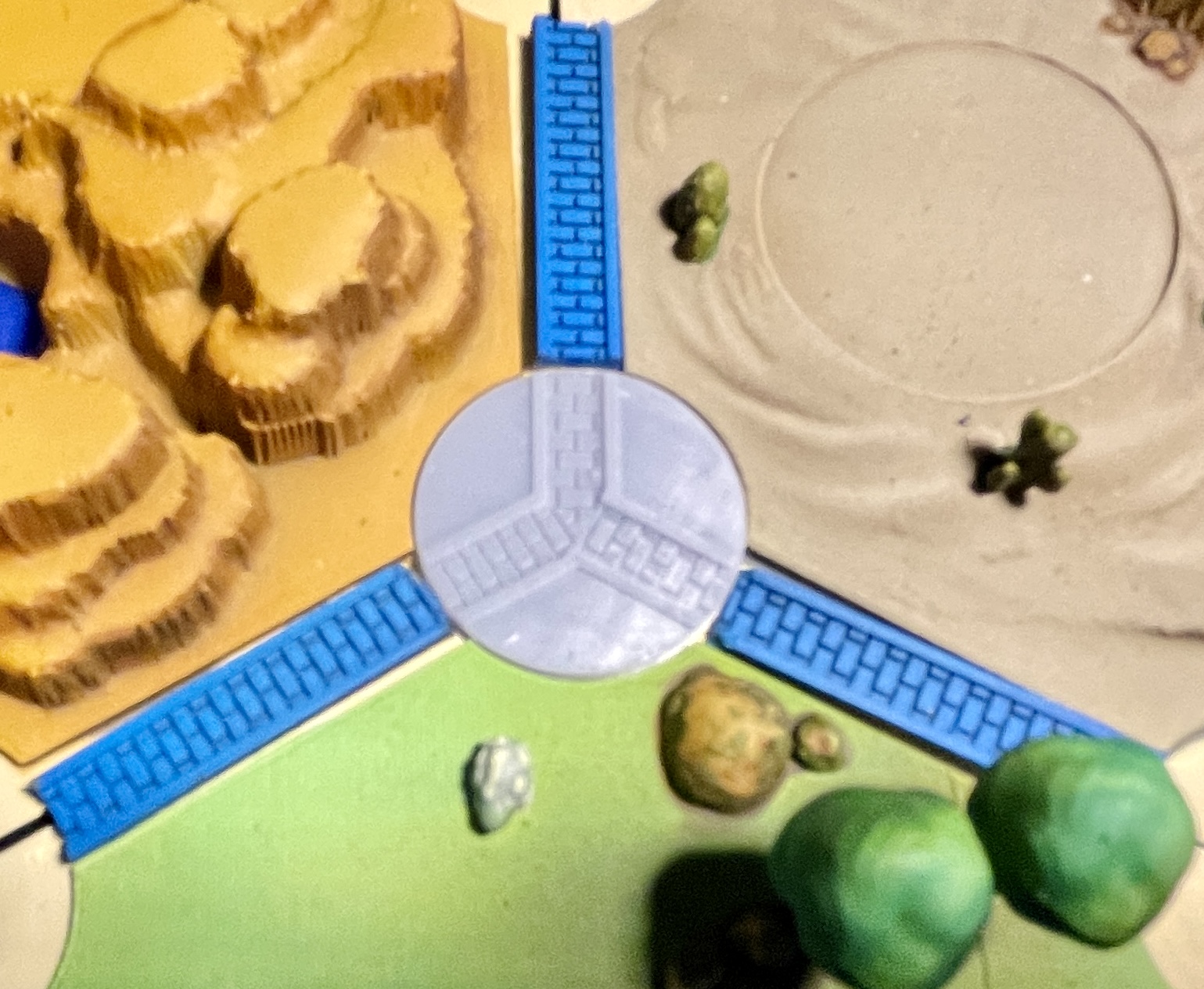 3D Catan road intersection — miniatura 6