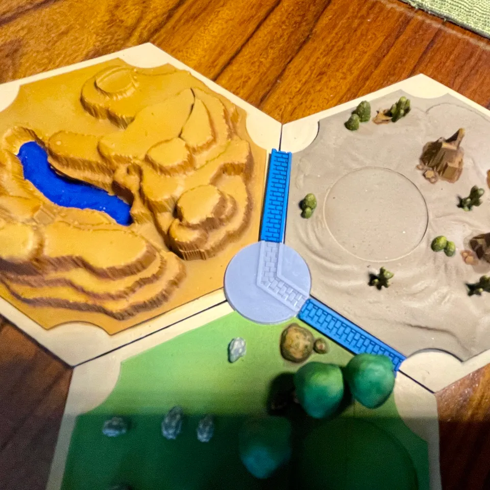 3D Catan road intersection by ATree | Download free STL model ...