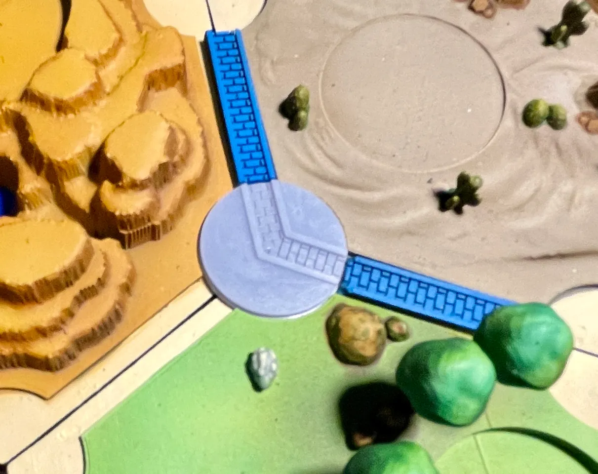 3D Catan road intersection by ATree | Download free STL model ...