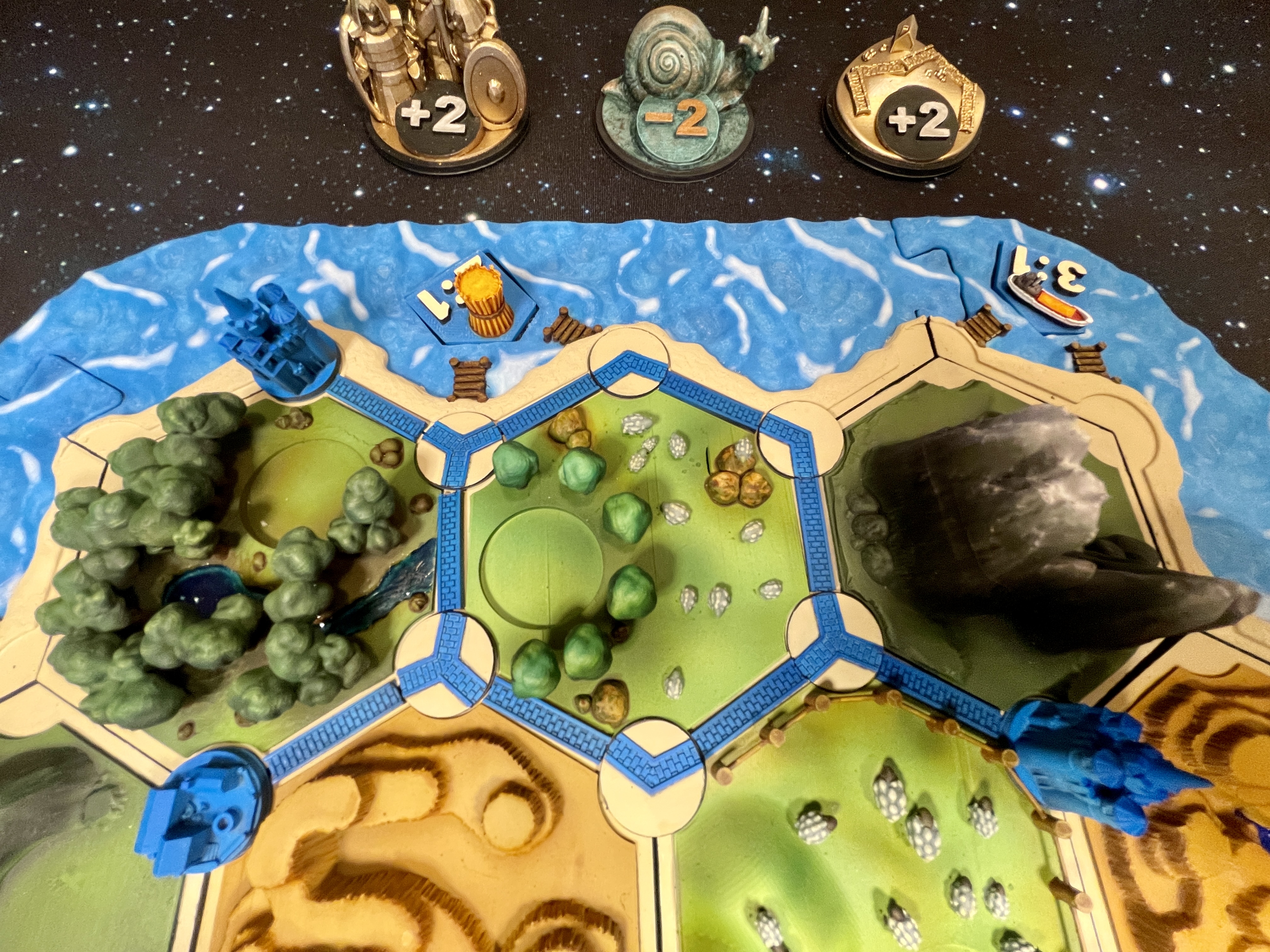 3D Catan road intersection — miniatura 8