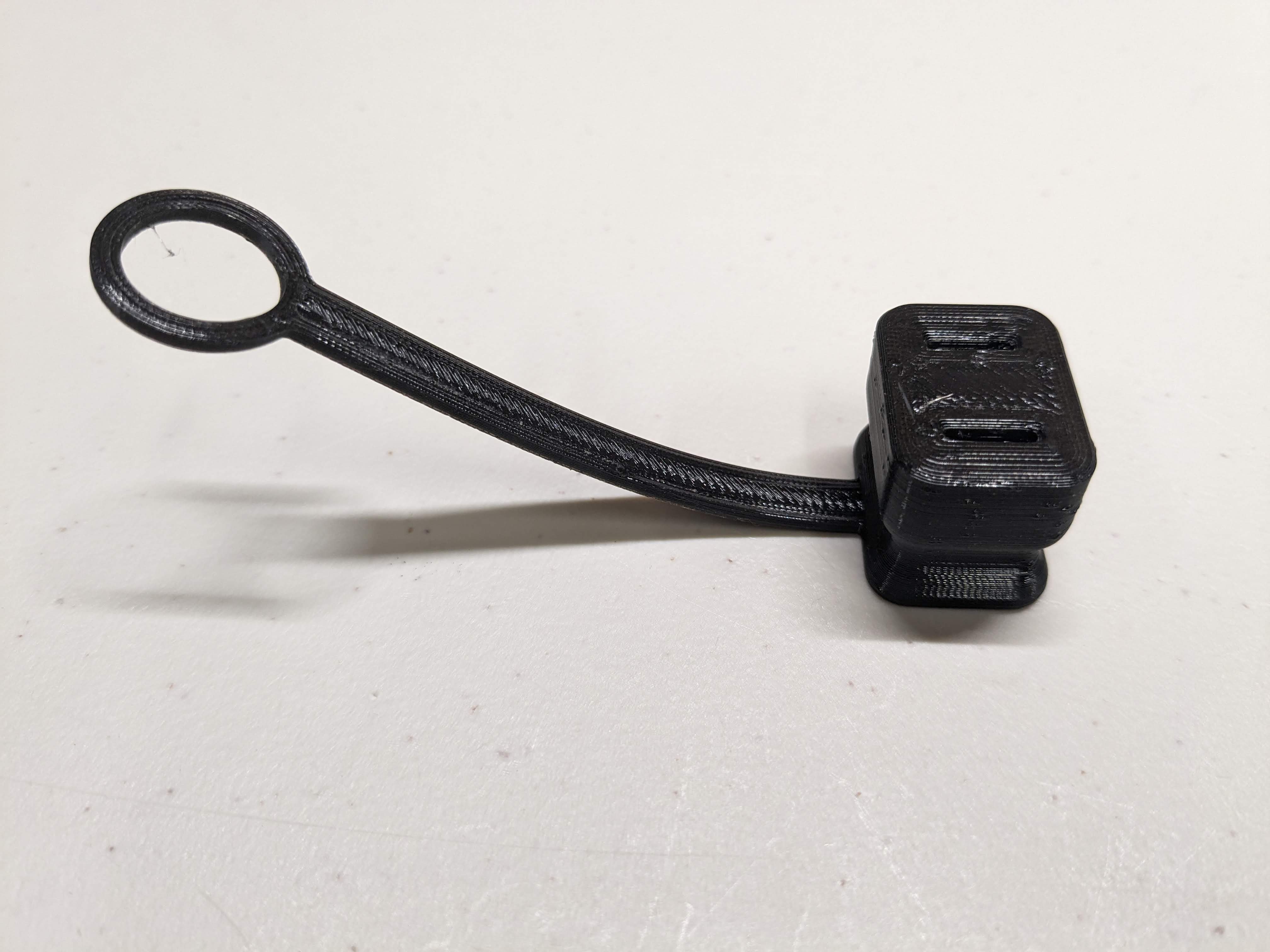 Electrical plug covertethered by Grant Download free STL model