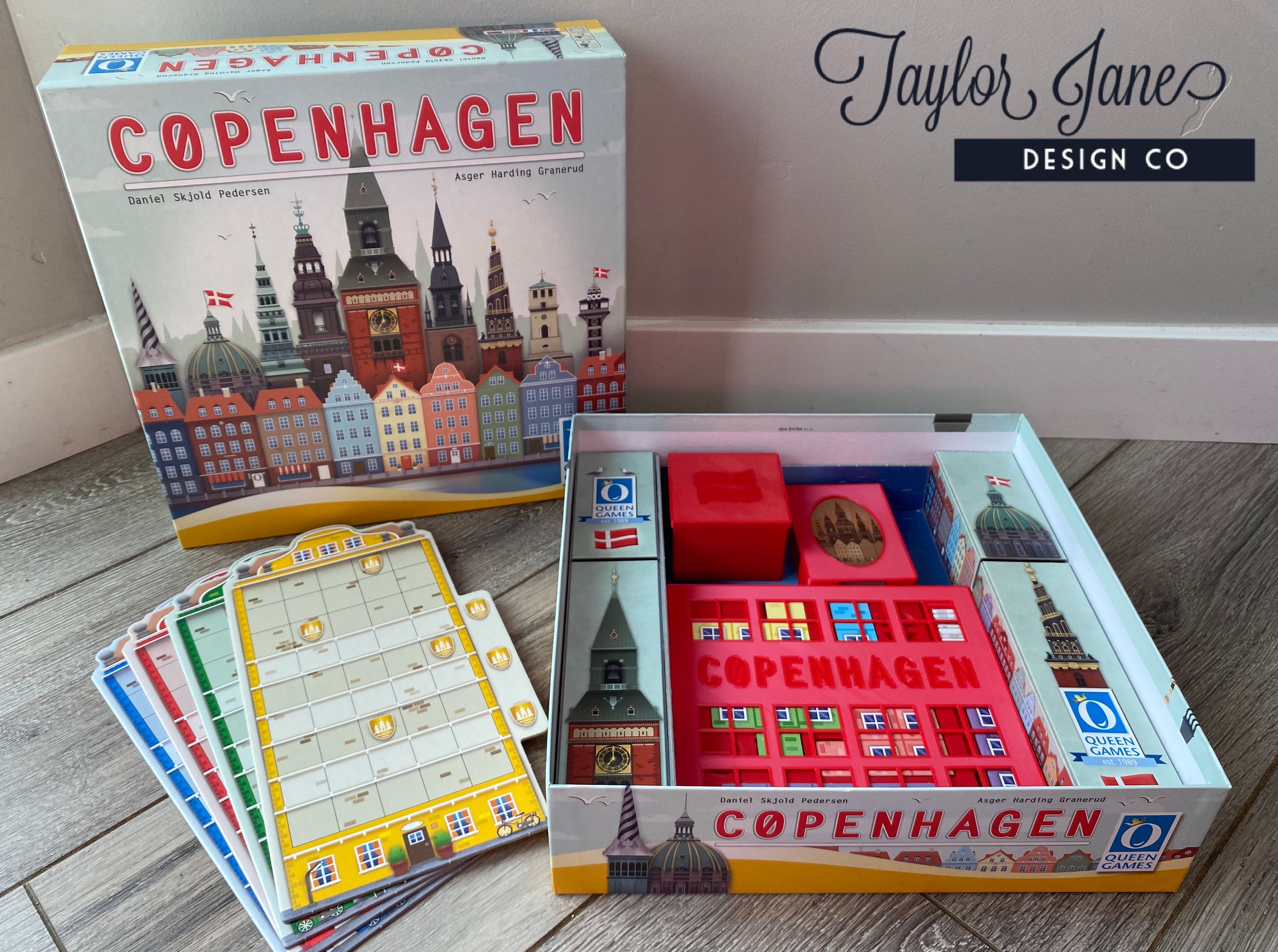 Copenhagen Board Game Insert (+All Queenie Expansions) by tjdesign ...