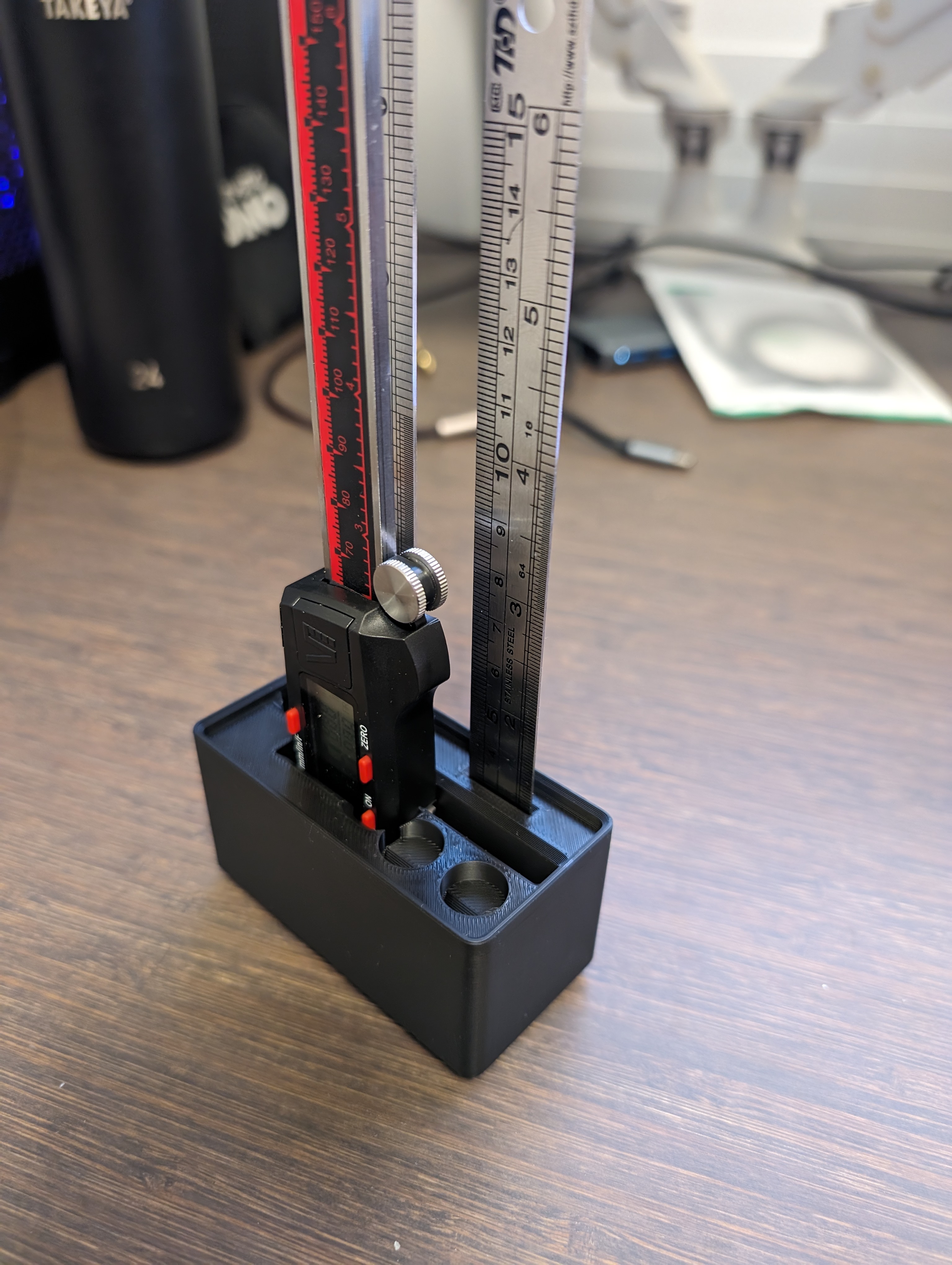 Ruler and Caliper Holder Gridfinity