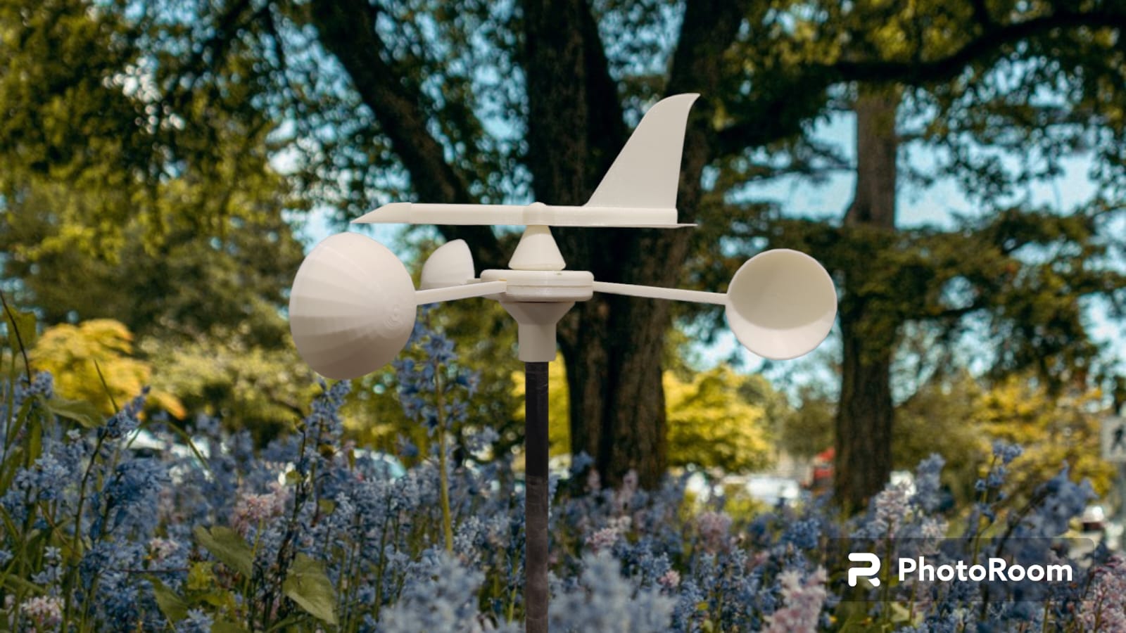 Anemometer with Wind Direction Indicator