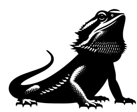 bearded dragon Wall Art