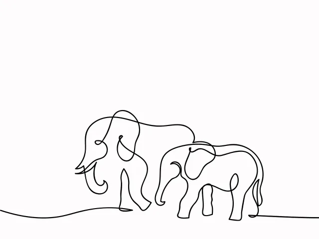 Elephant Wall Decore