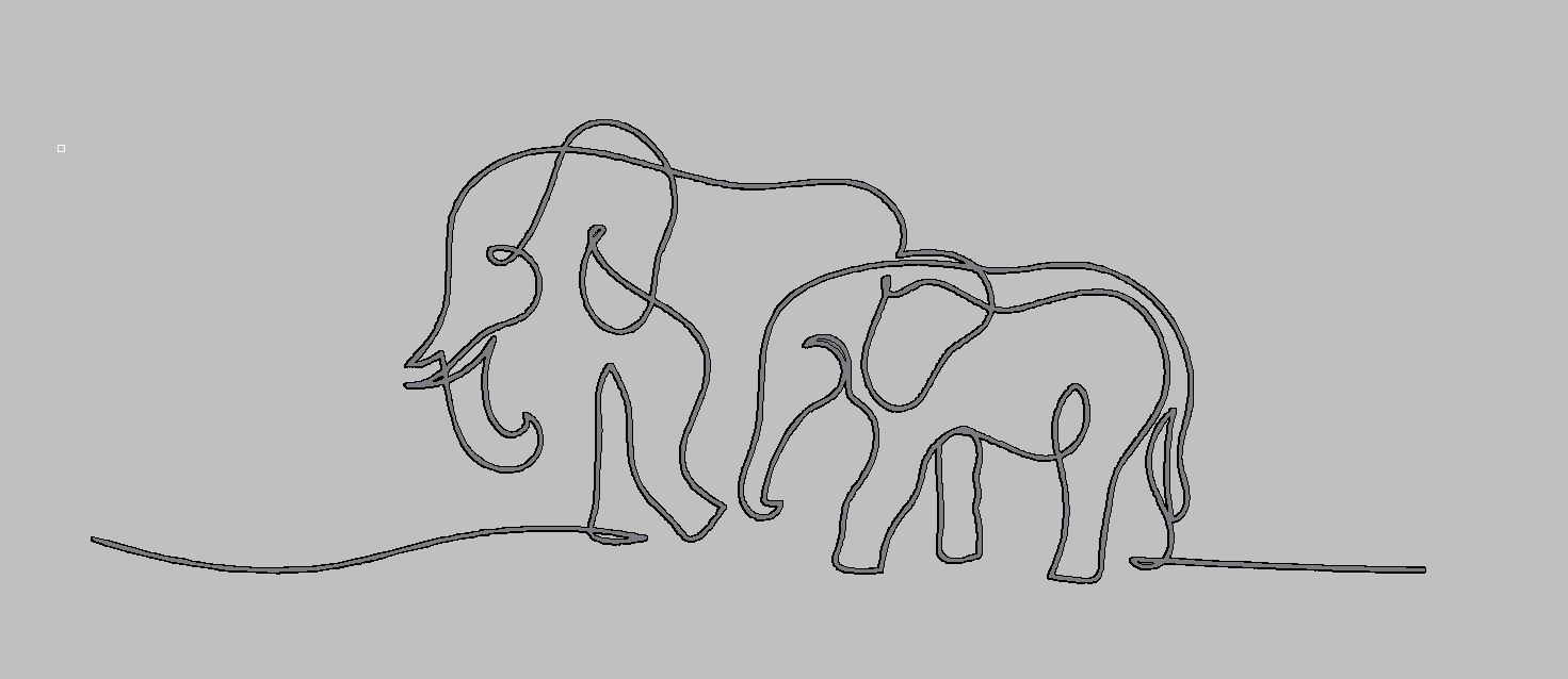 Elephant Wall Decore — thumbnail 2