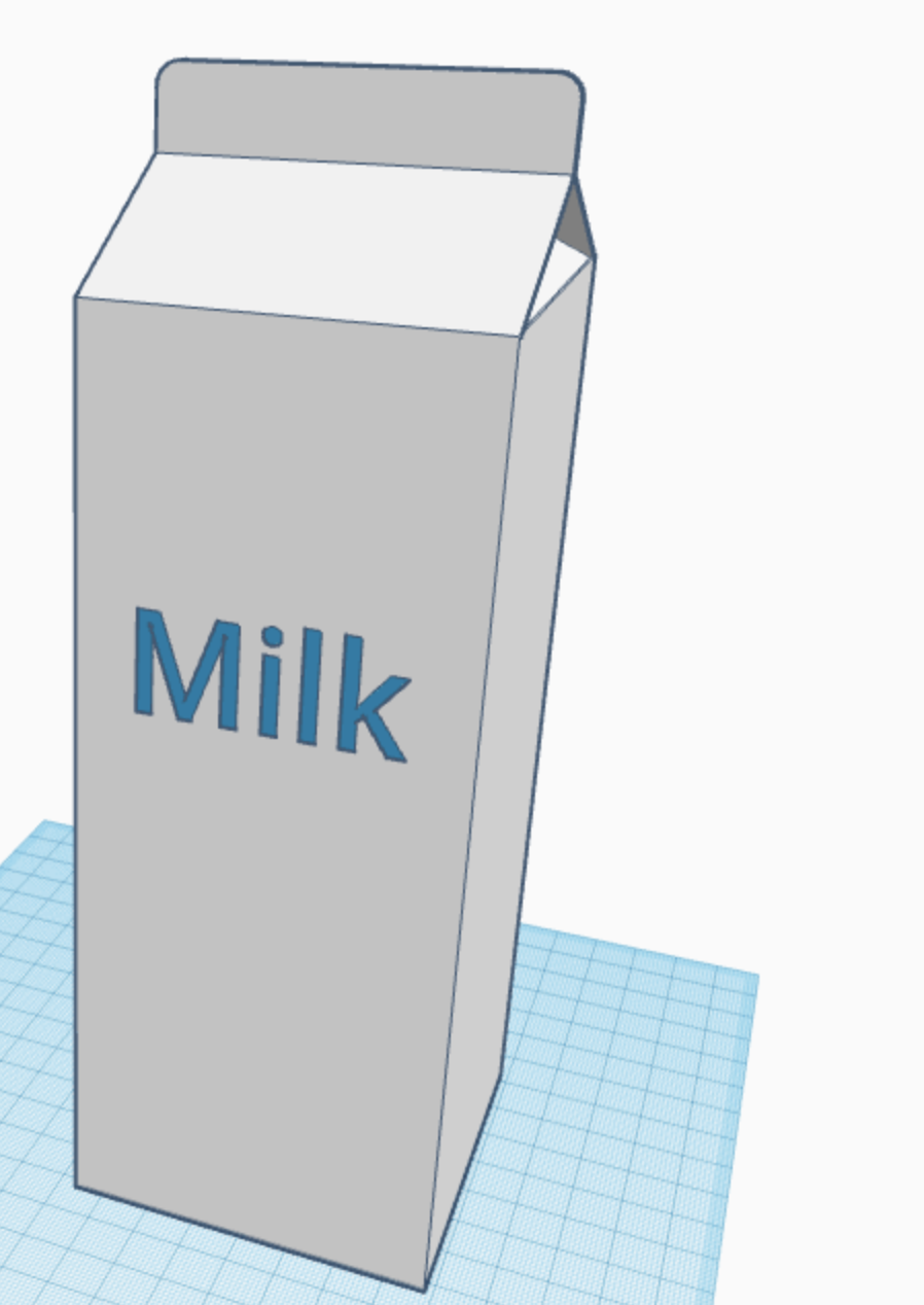 Milk Carton by NinjaSon Download free STL model
