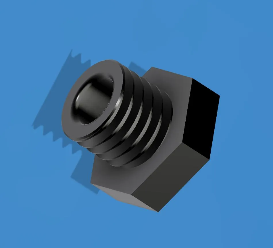 Hollow Bolt And Nut M12 By Wiseone Download Free STL Model