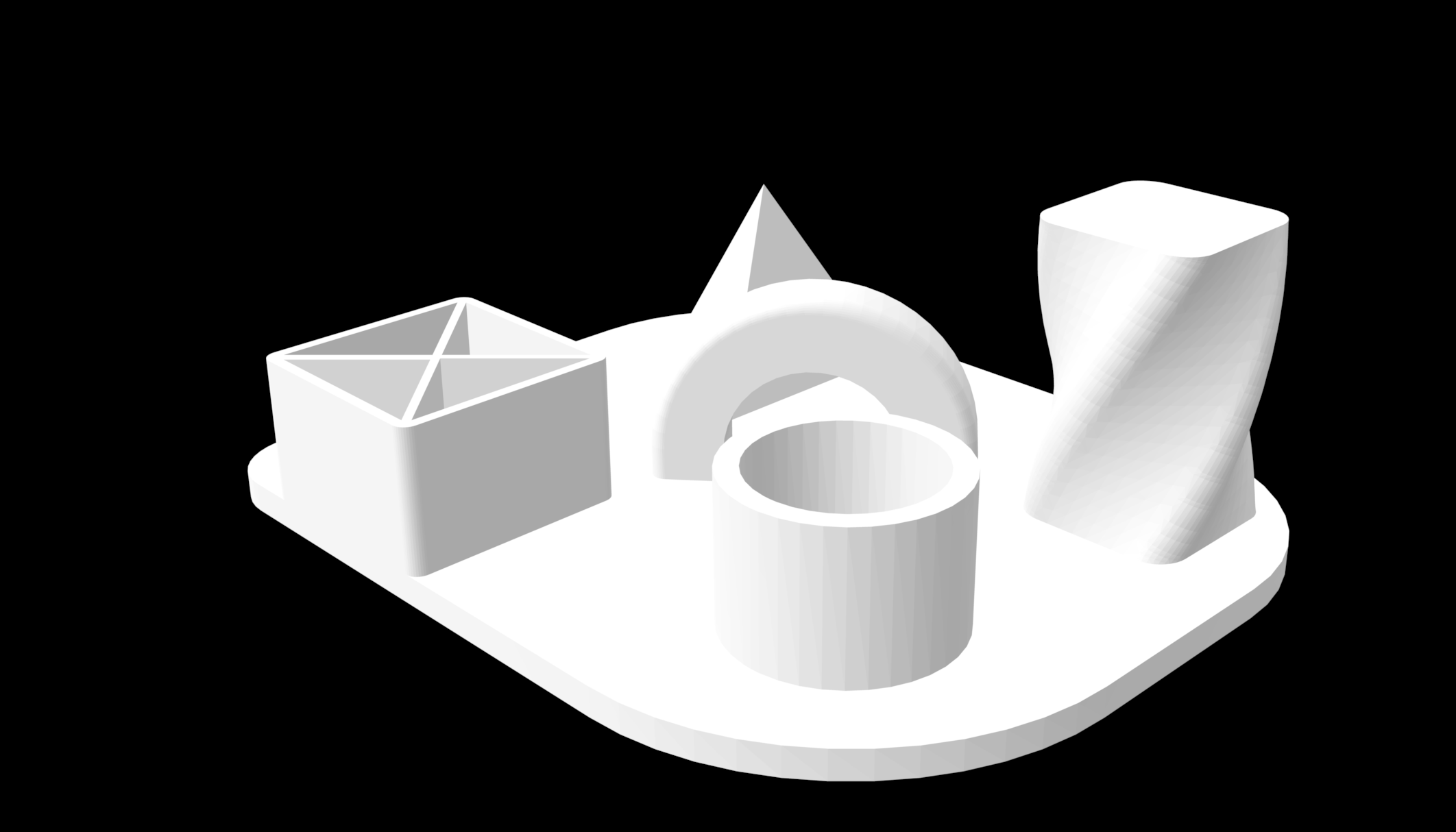 voxelab aquilla x2 test model