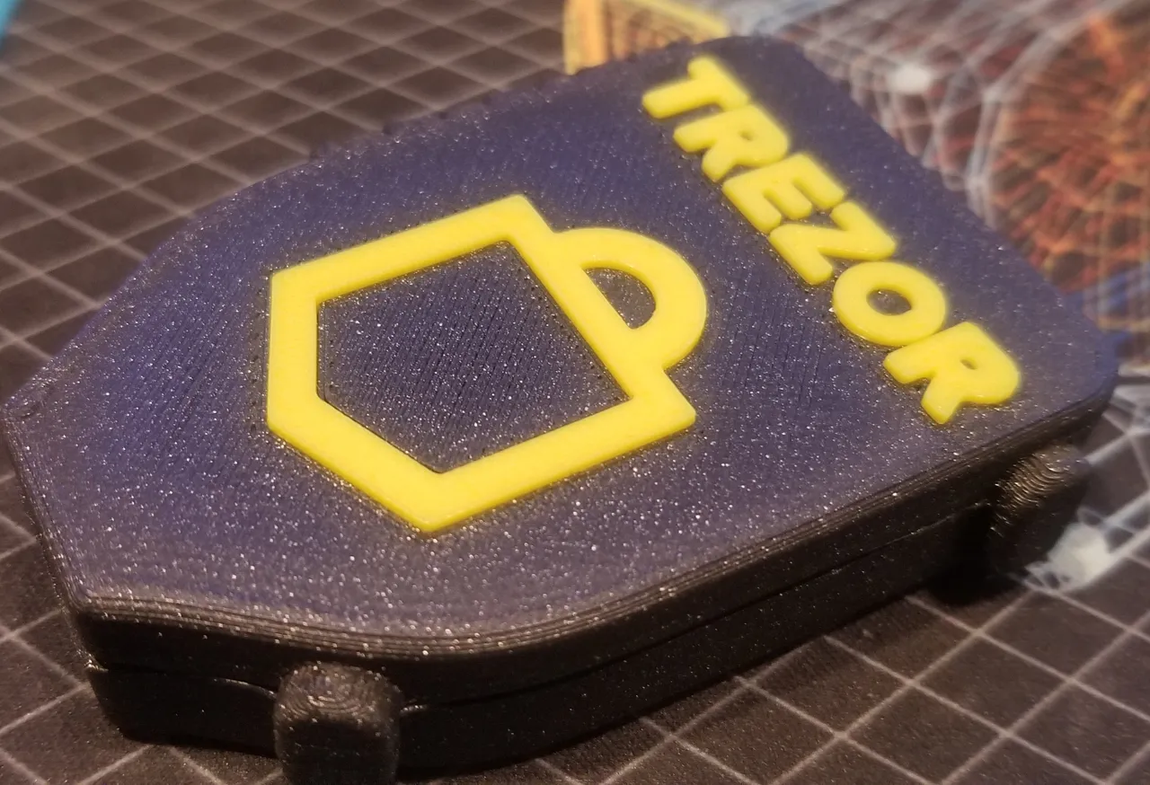 Trezor Model T Crypto Wallet Protective Case - print-in-place by Jopper |  Download free STL model | Printables.com