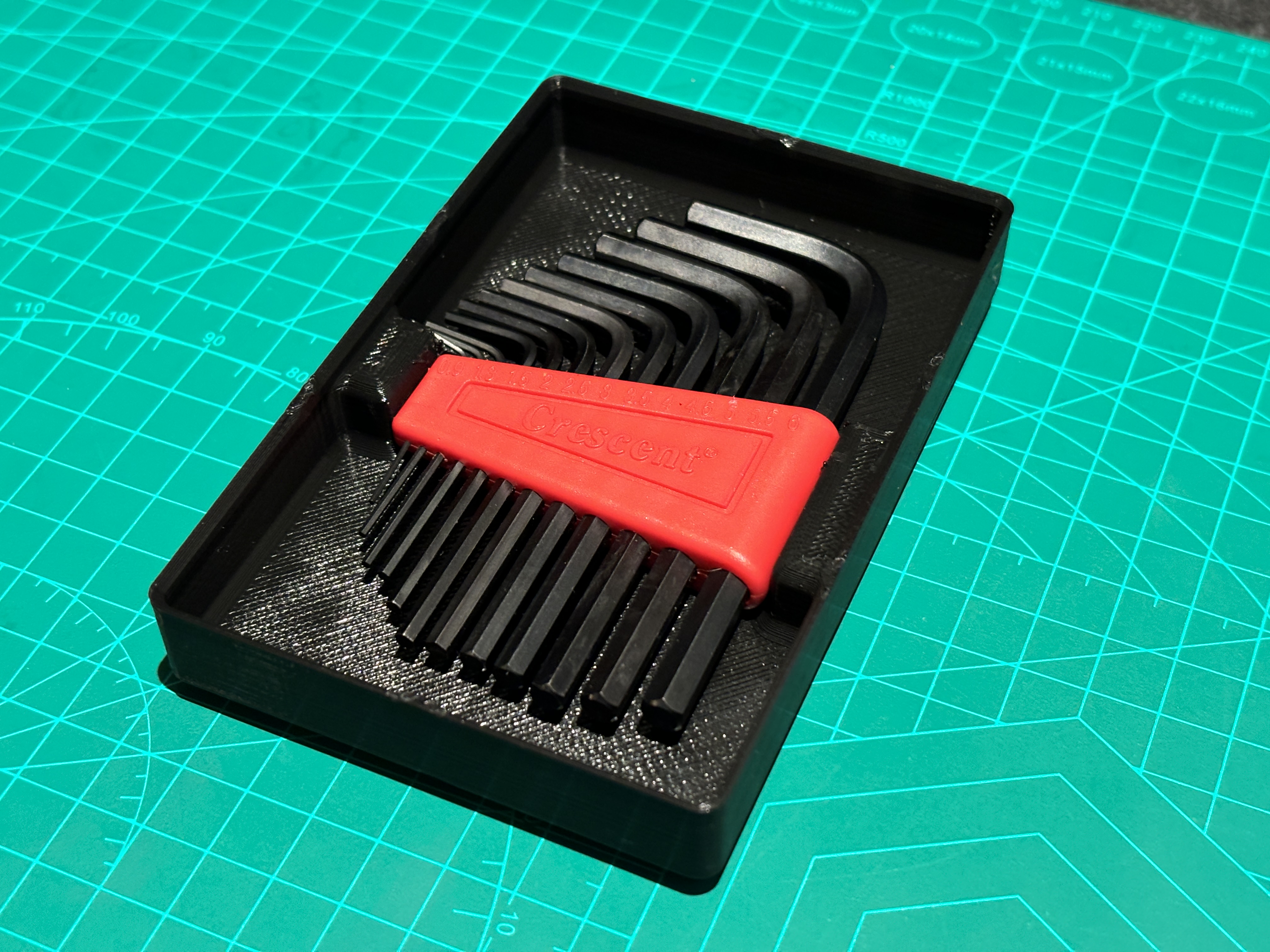 Gridfinity Stackable Allen Key set Holder 3x2 (2U tall)