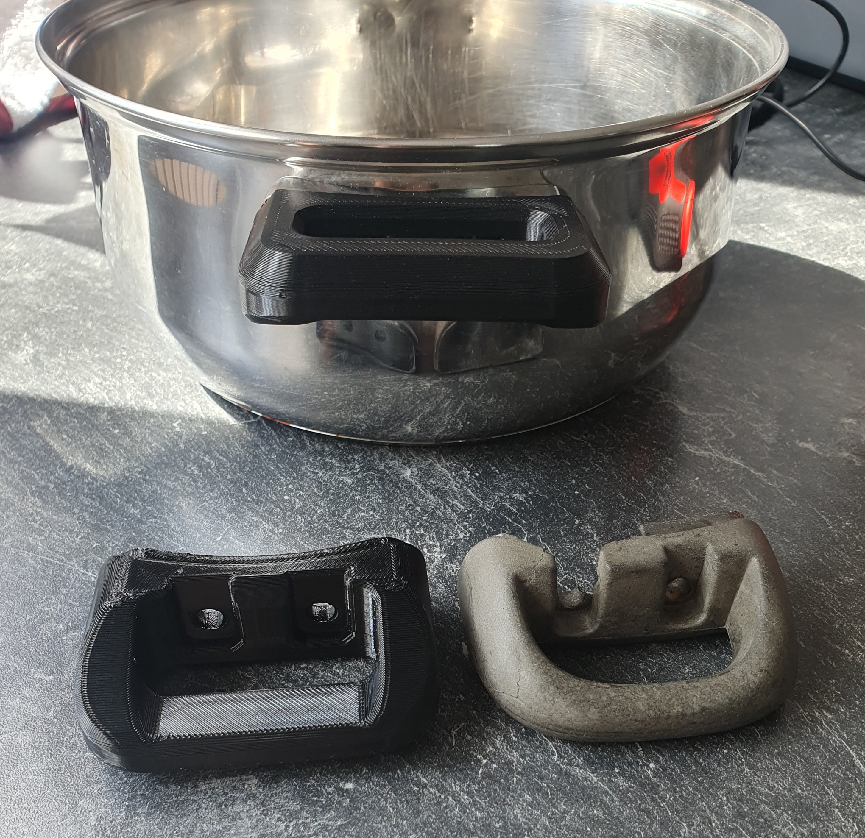 Miniatura 2 do modelo 3D Pot handle/ Topf Griff