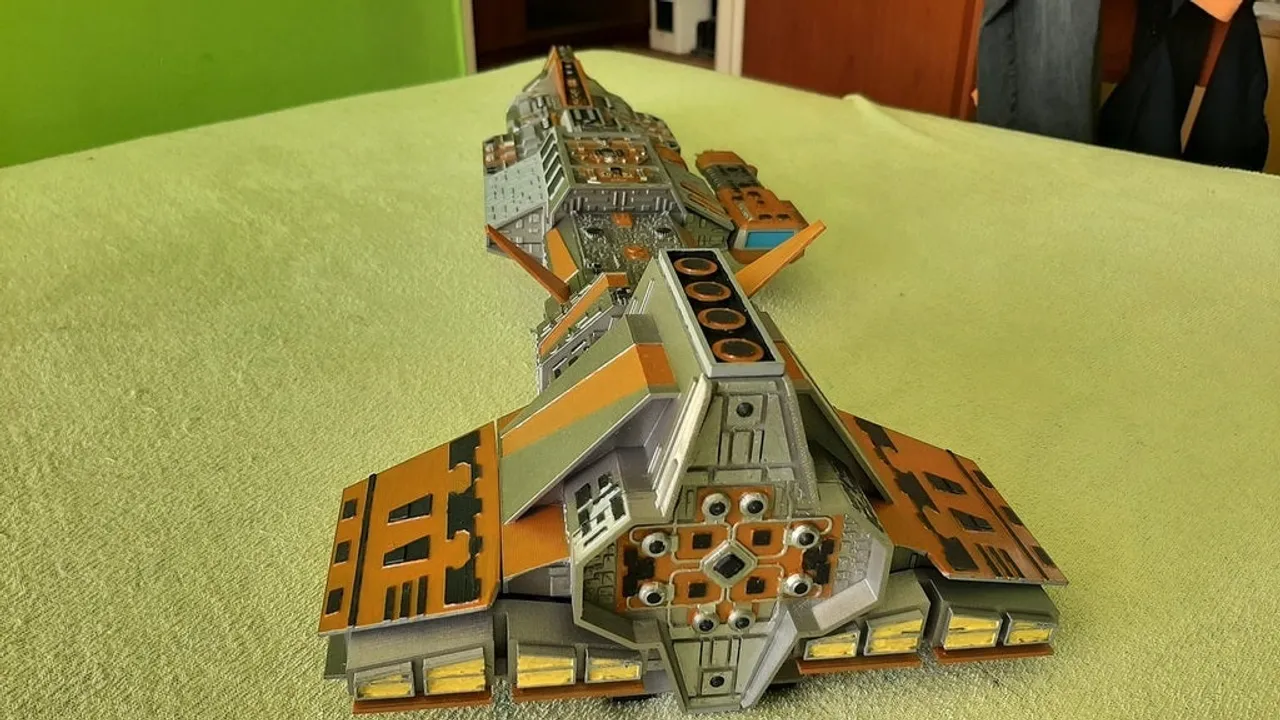 Aurora Ancient Lantean Warship Stargate Atlantis SG1 Ship Model Prop Replica UK - Foto 8