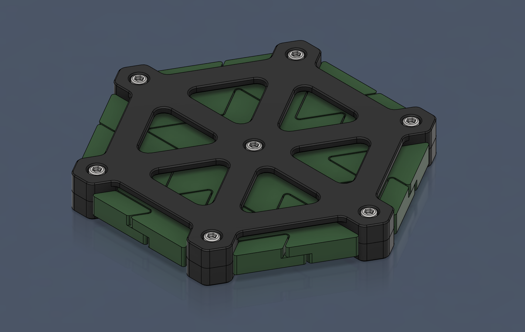 Shuriken Packing Puzzle