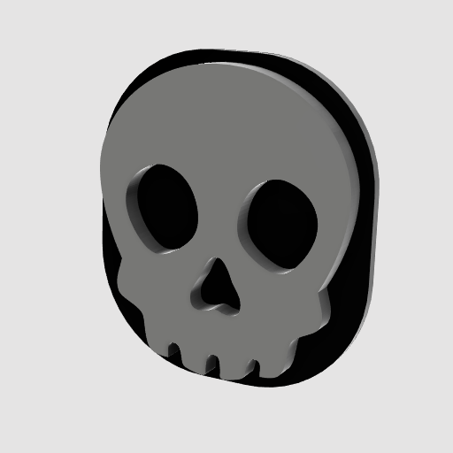 Skeleton Stamp 3D model thumbnail