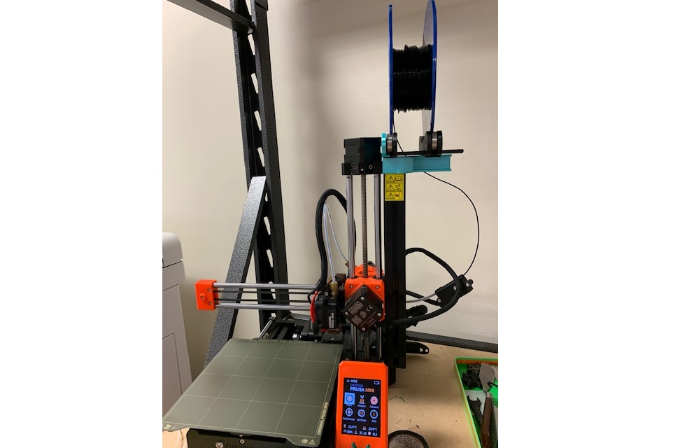 Prusa Mini Spool Holder - sits on Z-Axis