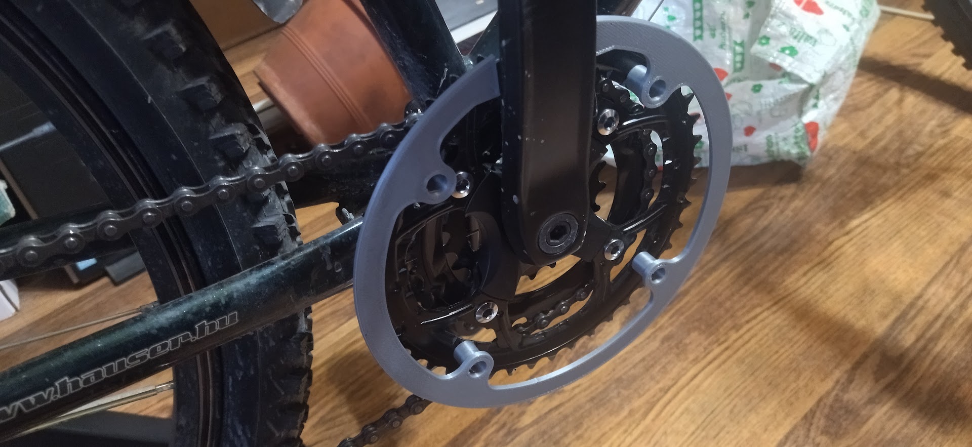Bicycle Chain Crankset Cover Guard 100mm 42T for decatlon Crankset Ref. : 968556