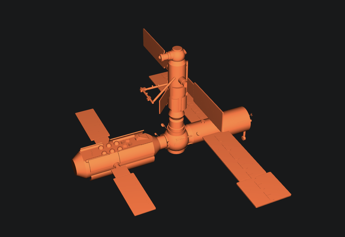 An ISS International Space Station by Rocky | Download free STL model ...
