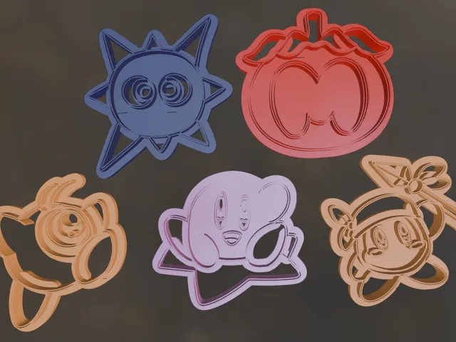 5 Cookie Cutters Set - Kirby