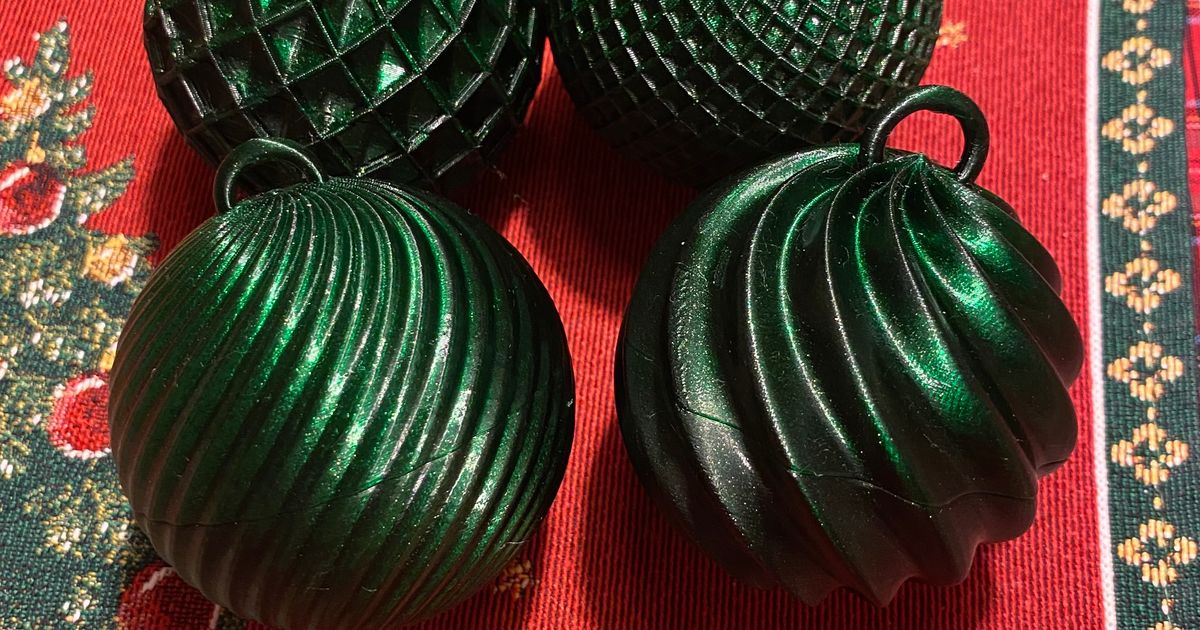 Christmas Balls Decorations by mp_printing Download free STL model