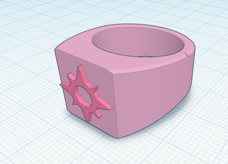 Pink Lantern ring by TechMan2997 | Download free STL model | Printables.com