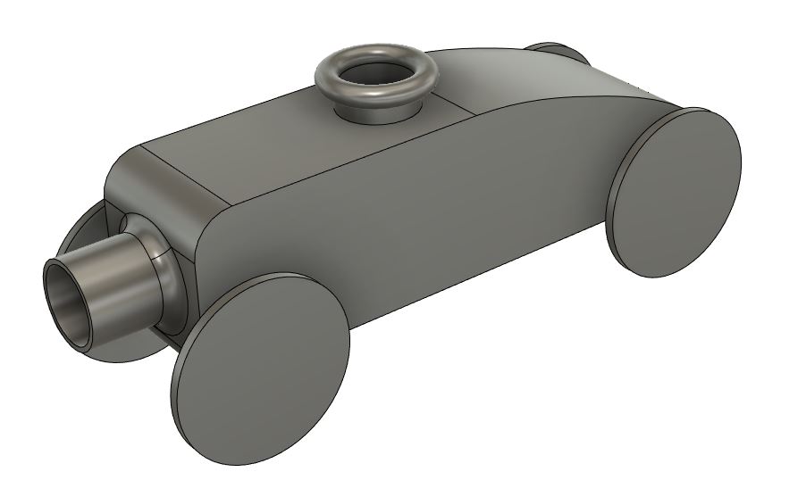 Miniatura 3 do modelo 3D Limitless Balloon Car