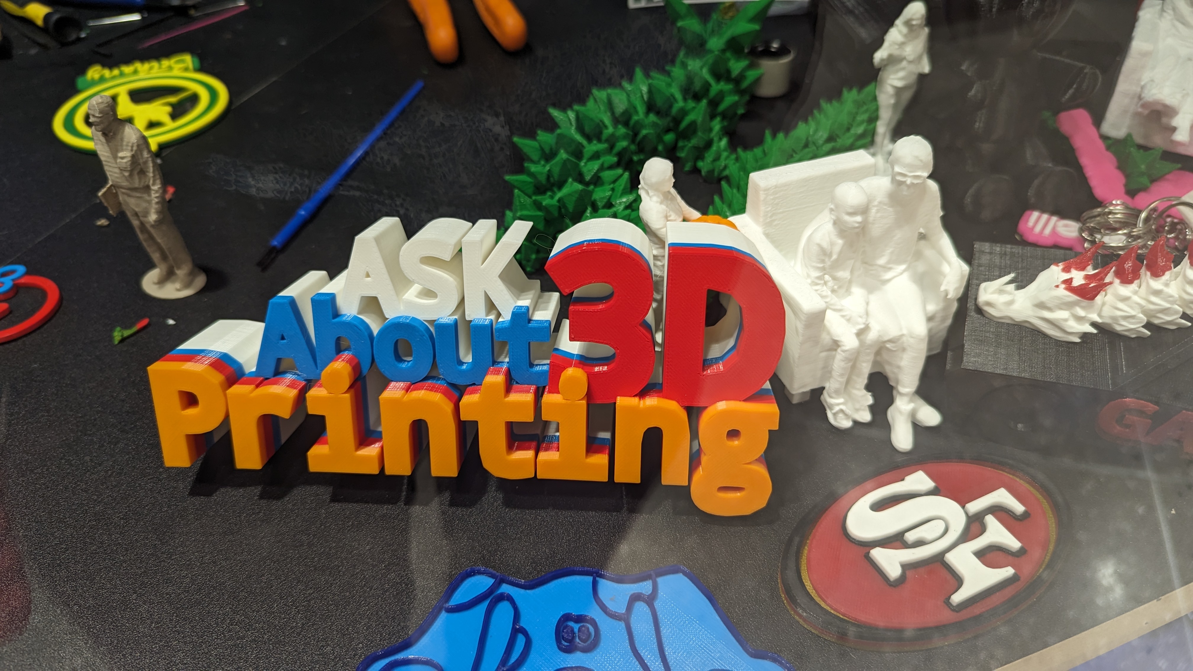 ask about 3d printing sign