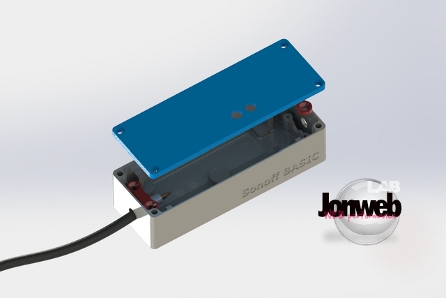 Miniatura 5 do modelo 3D Sonoff BASIC Case - indoor enclosure