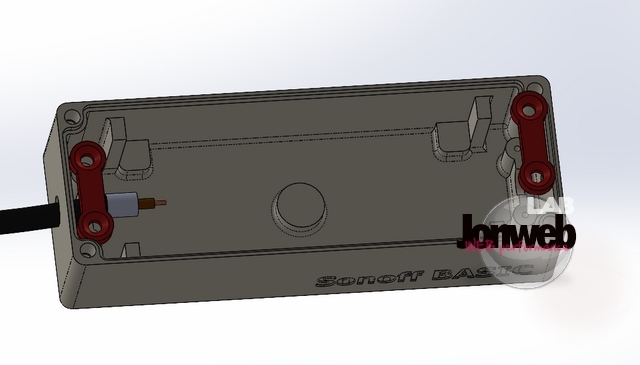 Miniatura 4 do modelo 3D Sonoff BASIC Case - indoor enclosure
