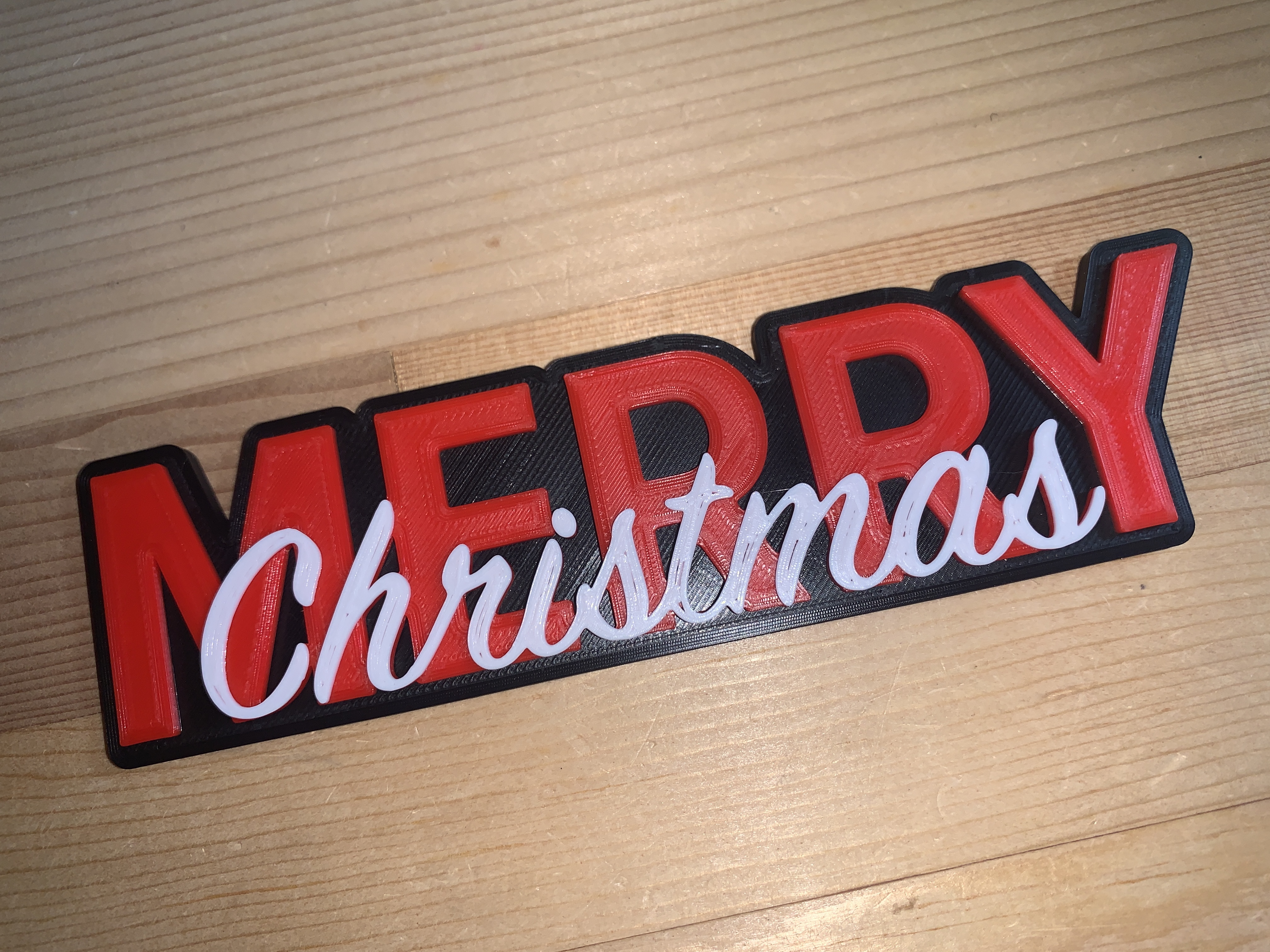 Merry Christmas Sign/Magnet