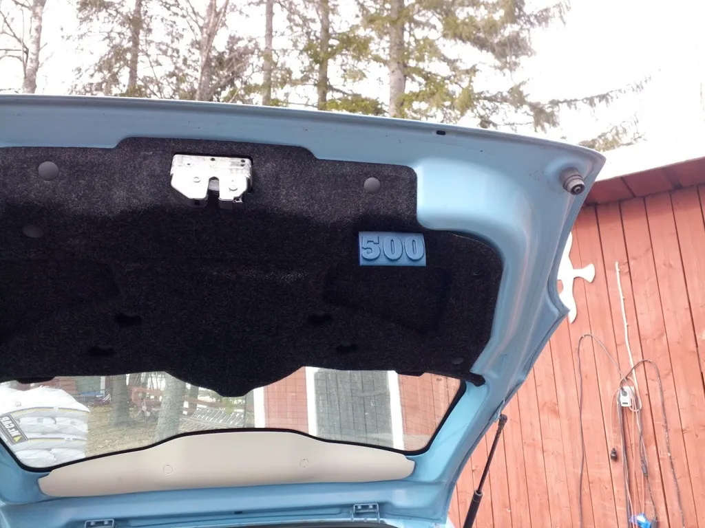 Fiat 500 tailgate shop handle