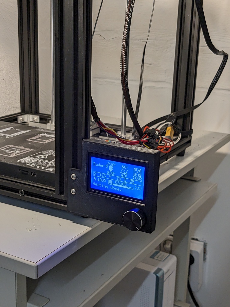 Ender5 Display bracket flat — miniatura 2